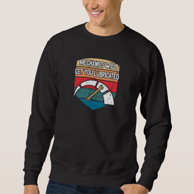 Sweatshirt Mécanique Vous Faire Lubrifier Réparation Automati (Devant)