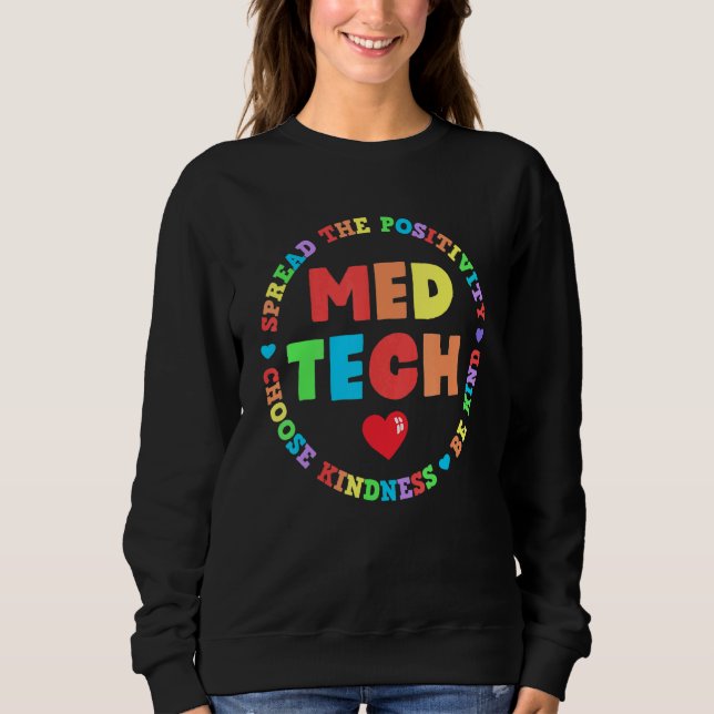 Sweatshirt MED Tech Appreciation Week soins de santé Médicale (Devant)