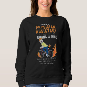 Sweatshirt Médecin Assistant Comme équitation Vélo Cycliste