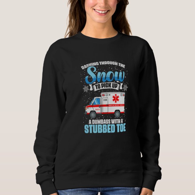 Sweatshirt Medic Emergency Medical Technician Ambulance EMT P (Devant)