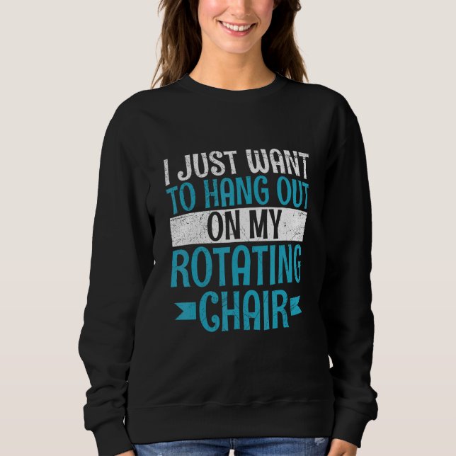 Sweatshirt Medical Receptionist Quote for a Healthcare Recept (Devant)