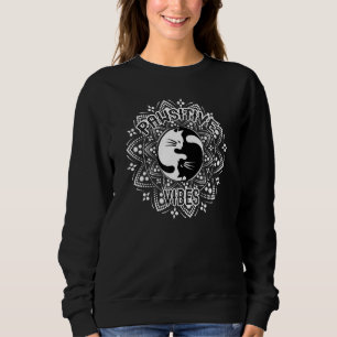 Sweatshirt Méditation de la positivité Lotus Mandala Yin Yang