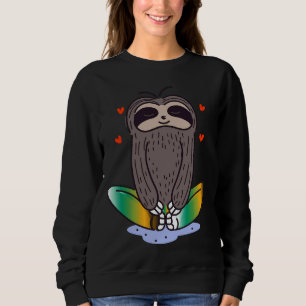 Sweatshirt Méditer la Sloth