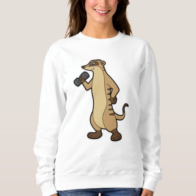 Sweatshirt Meerkat à l'entraînement Force avec Dumbbell (Devant)