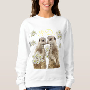 Sweatshirt Meerkats En Amour,