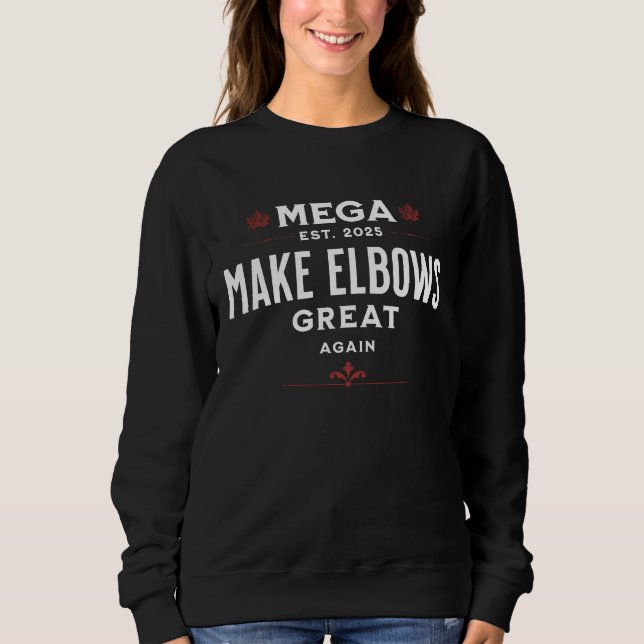 Sweatshirt MEGA Rendre les coudes plus beaux encore Canada se (Devant)