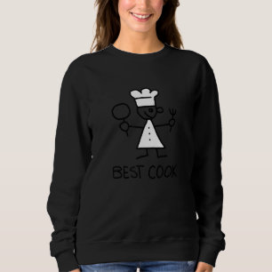 Sweatshirt Meilleur Bâton Cuisinier Chef Chef Cuisine Fée