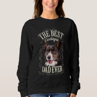 Sweatshirt Meilleur Cardigan Welsh Corgi Papa Jamais Chien Vi