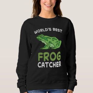 Sweatshirt Meilleur chasseur de grenouilles du monde chasseur