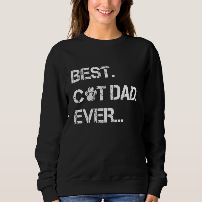 Sweatshirt Meilleur Chat Homme Jamais - T (Devant)