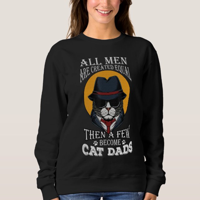 Sweatshirt Meilleur Chat Papa De La Fille Hommes Papa Mens Cl (Devant)