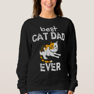 Sweatshirt Meilleur Chat Papa Jamais Homme Chat