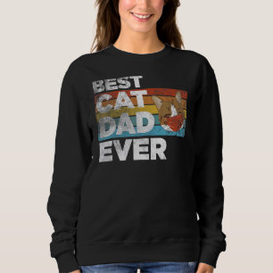 Sweatshirt Meilleur chat papa Jamais Katze Fête des pères pap
