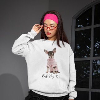 Sweatshirt Meilleur chien de tous les temps Photo de chien de