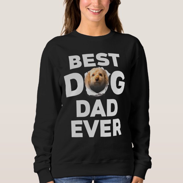 Sweatshirt Meilleur Chien Papa Jamais Cavapoo (Devant)