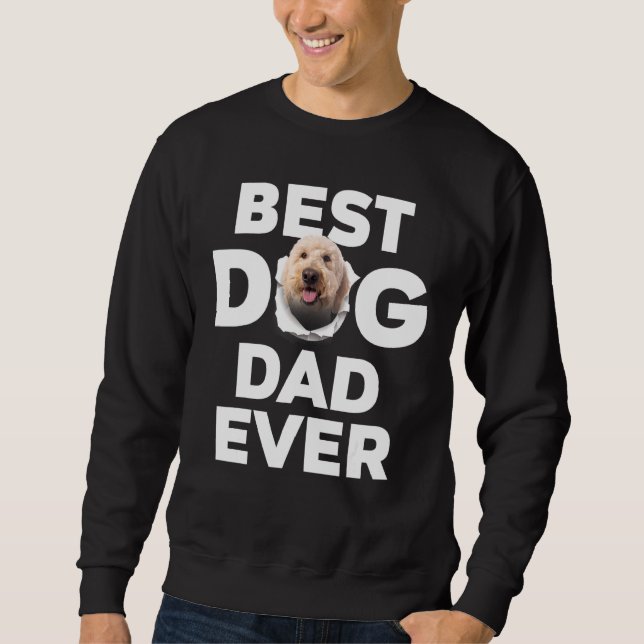 Sweatshirt Meilleur Chien Papa Jamais Goldendoodle (Devant)