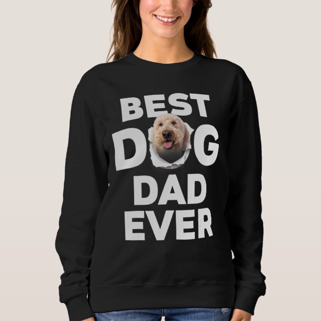 Sweatshirt Meilleur Chien Papa Jamais Goldendoodle (Devant)
