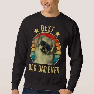 Sweatshirt Meilleur Chien Papa Jamais Pekingese Fête des père