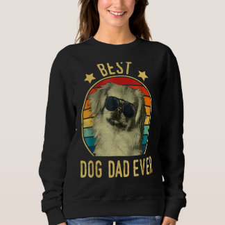 Sweatshirt Meilleur Chien Papa Jamais Pekingese Fête des père