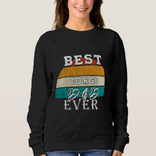 Sweatshirt Meilleur Corgi Papa Toujours Essentiel