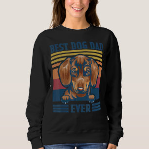Sweatshirt Meilleur Dachshund Papa Jamais Chien Papa Fête des