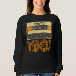 Sweatshirt Meilleur De 1982 40e Anniversaire Cassette 1