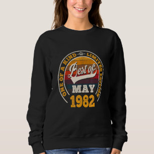 Sweatshirt Meilleur De Mai 1982 40e Anniversaire 40 Ans
