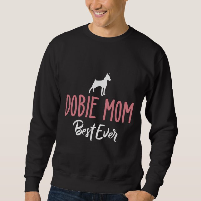 Sweatshirt Meilleur Doberman Maman Ever 118 (Devant)