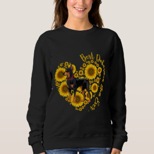 Sweatshirt Meilleur Doberman Maman Tournesol Coeur Drôle Mère