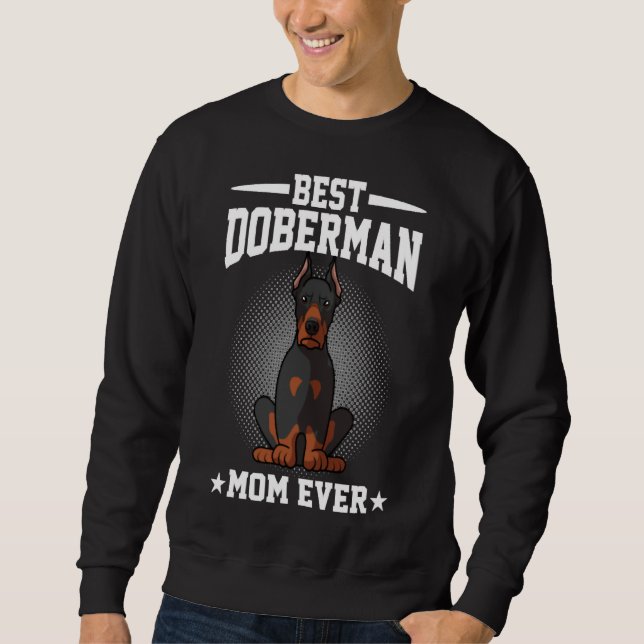 Sweatshirt Meilleur Doberman Pinscher Chien Papa (Devant)