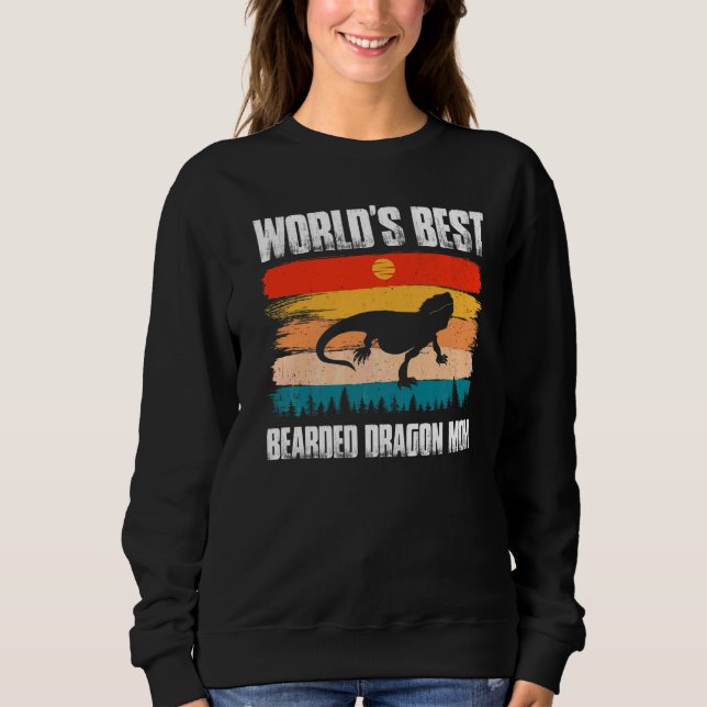 Sweatshirt Meilleur Dragon Mère Reptile Lizard Gec (Devant)