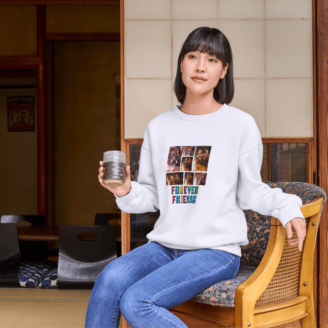 Sweatshirt Meilleur Forever Amis bff amitié belle (Créateur téléchargé)