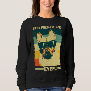 Sweatshirt Meilleur Frenchie Papa Hommes Père Français Bulldo