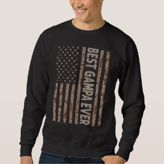 Sweatshirt Meilleur Gampa jamais nous Drapeau Américain Grand