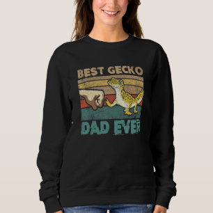 Sweatshirt Meilleur Gecko Papa Jamais Lizard Leopard Gecko