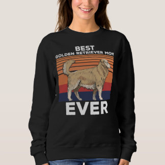 Sweatshirt Meilleur Golden Retriever Maman Jamais Idée Pour C