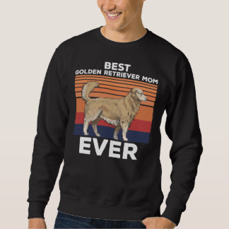 Sweatshirt Meilleur Golden Retriever Maman Jamais Idée Pour C