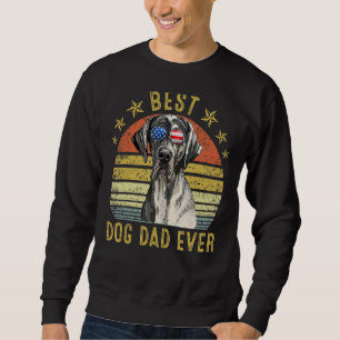 Sweatshirt Meilleur grand Dane papa jamais chien Vintage