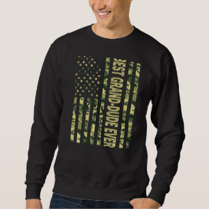 Sweatshirt Meilleur Grand-Dude jamais US American Flag Grandp