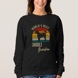Sweatshirt Meilleur Grandma de gribouillis Funny Goldendoodle