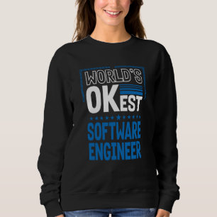 Sweatshirt Meilleur ingénieur logiciel de l'univers humour de