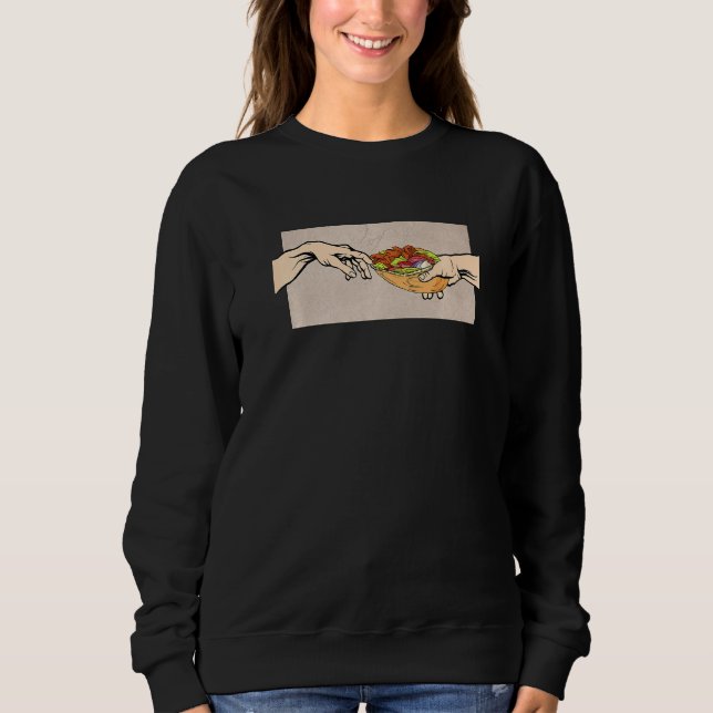 Sweatshirt Meilleur Kebab Kebab avec tout Kebab (Devant)