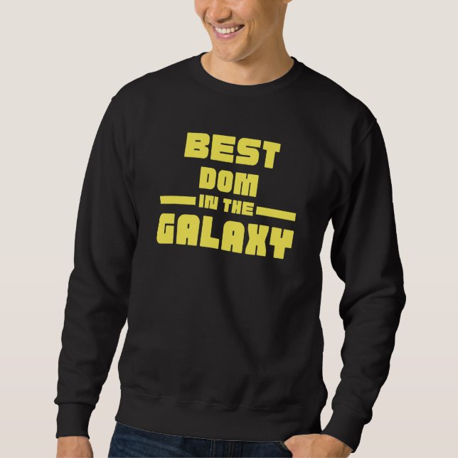 Sweatshirt Meilleur Maître Dans La Galaxie (Devant)