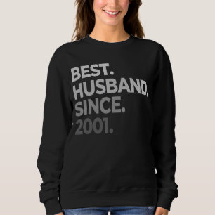 Sweatshirt Meilleur Mari depuis 2001 21ème mariage annivers