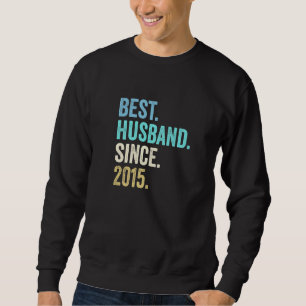 Sweatshirt Meilleur mari depuis 2015 7e anniversaire de maria