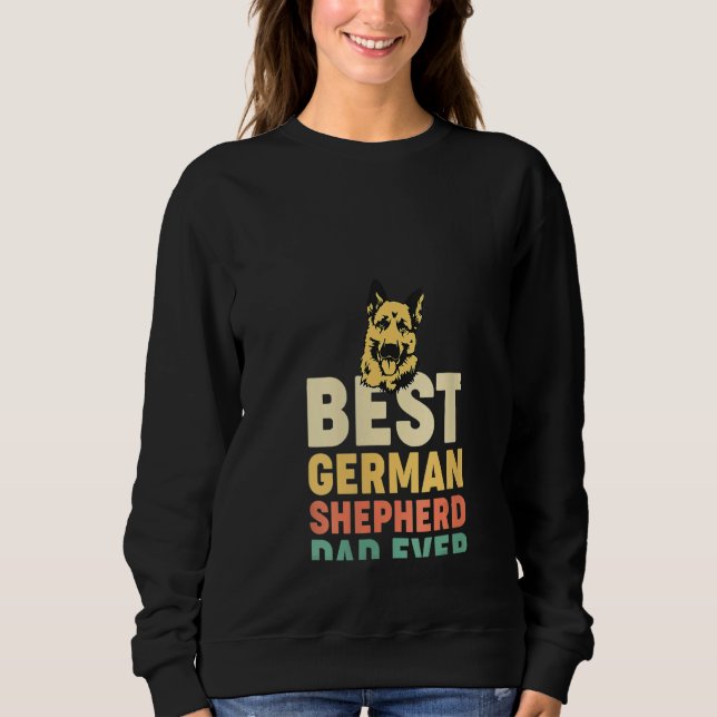 Sweatshirt Meilleur Papa Berger Allemand Homme WoBest Ever Ch (Devant)