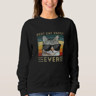 Sweatshirt Meilleur Papa Chat Ever Bump Fit Fête Des Pères P