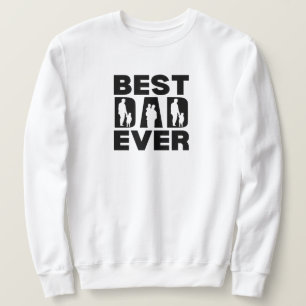 Sweatshirt Meilleur papa jamais enfant Silhouette