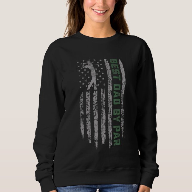 Sweatshirt Meilleur papa par Par Daddy Golf Golfer Père (Devant)