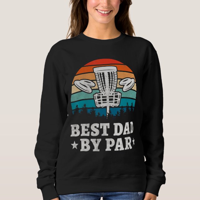 Sweatshirt Meilleur Papa Par Par Disque Golf (Devant)